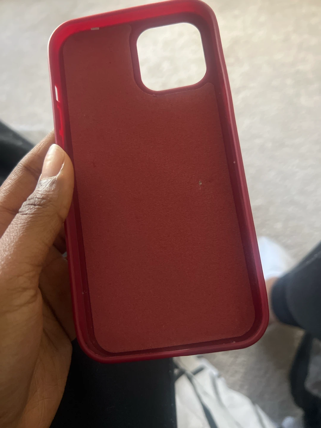 Burgundy iPhone 12 Pro Max Case