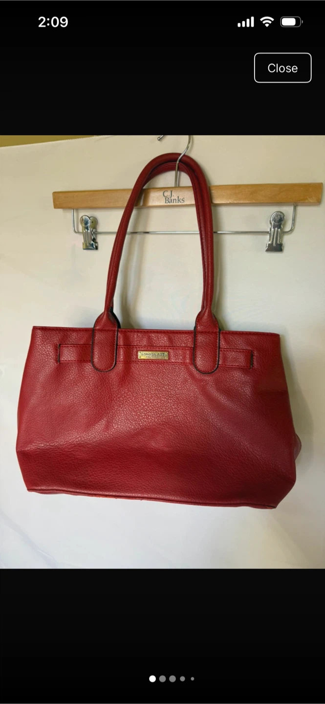 Red Tote Handbag