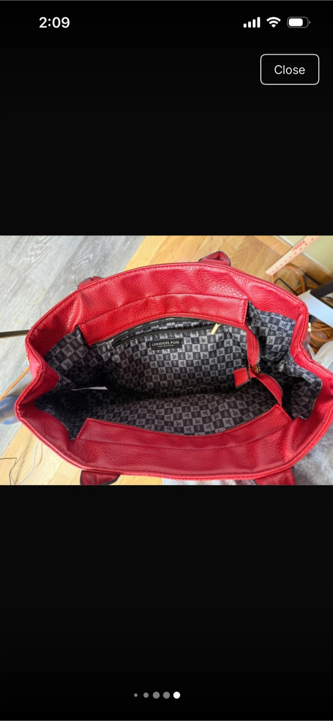 Red Tote Handbag - photo 4
