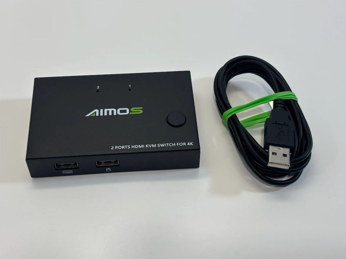 AIMOS AM-KVM201 2-Port HDMI KVM Switch