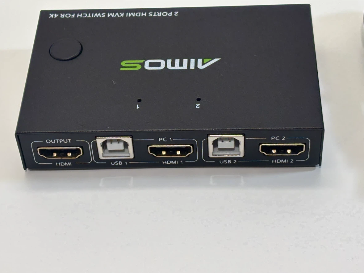 AIMOS AM-KVM201 2-Port HDMI KVM Switch - photo 2