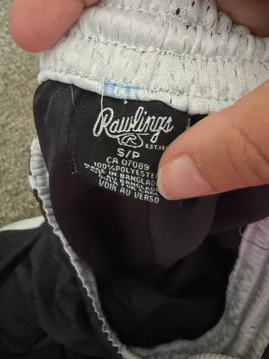 Rawlings Black Polyester Athletic Shorts - photo 2