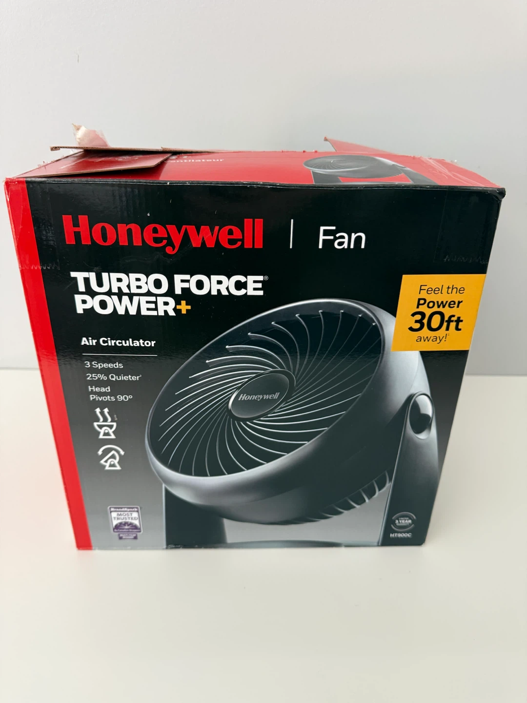 Honeywell Turbo Force Power+ Fan – Like New