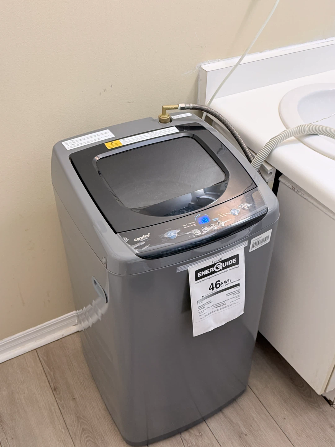 Comfee Washing Machine + Heavy Duty Folding Drying Rack - photo 2