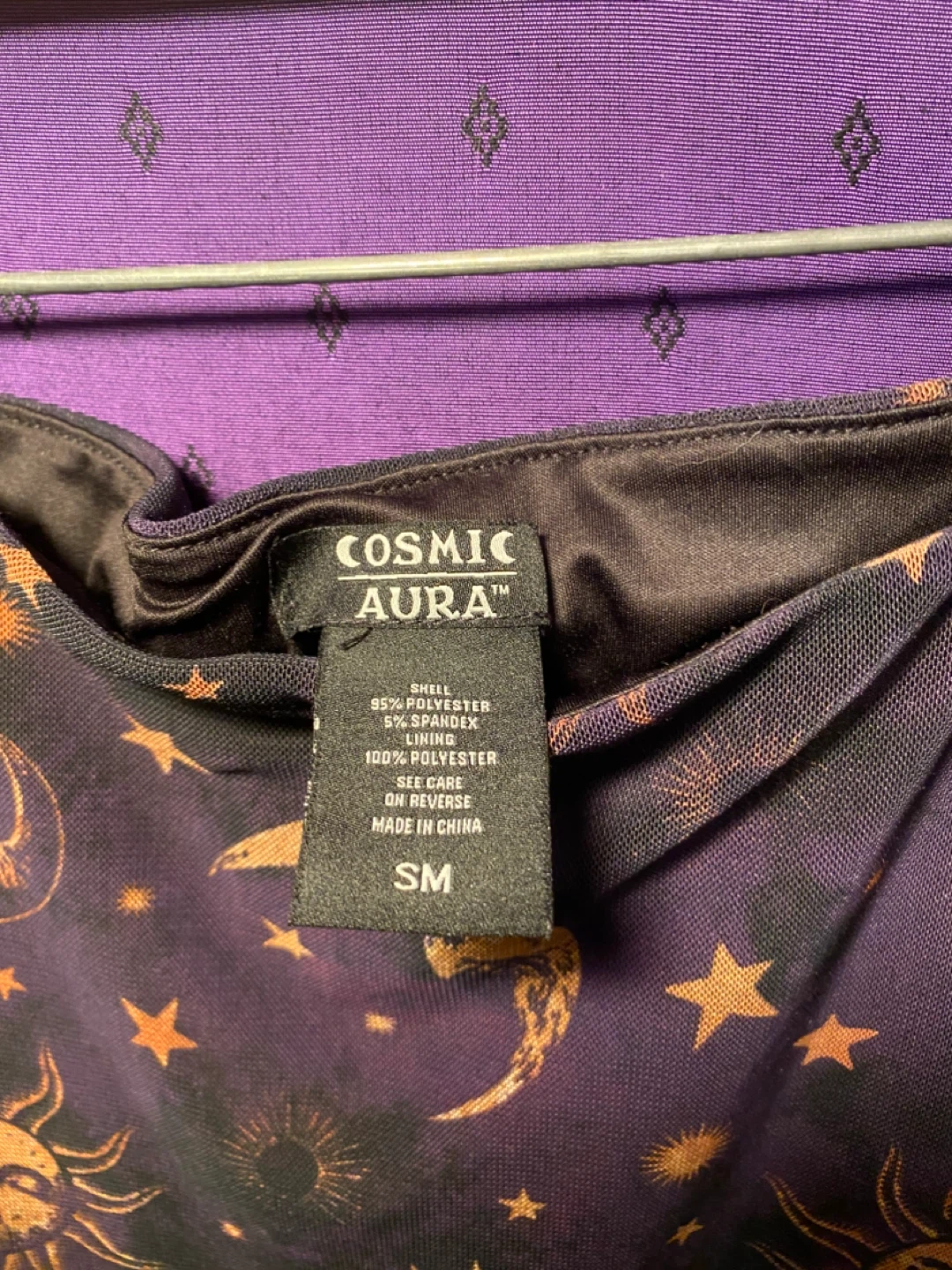 Cosmic Aura Celestial Print Midi Skirt - photo 2