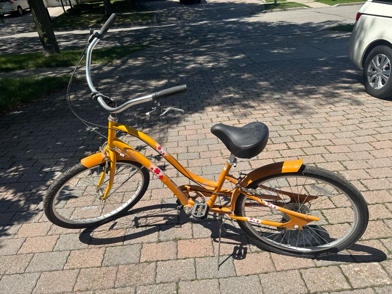 Orange Cruiser Bicycle