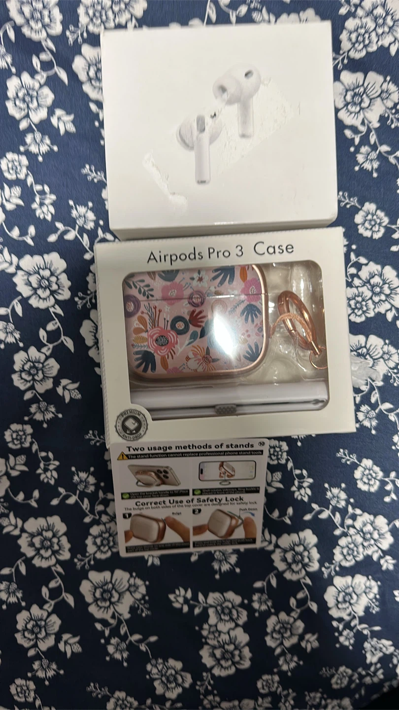 Airpods Pro 3 Case with floral design