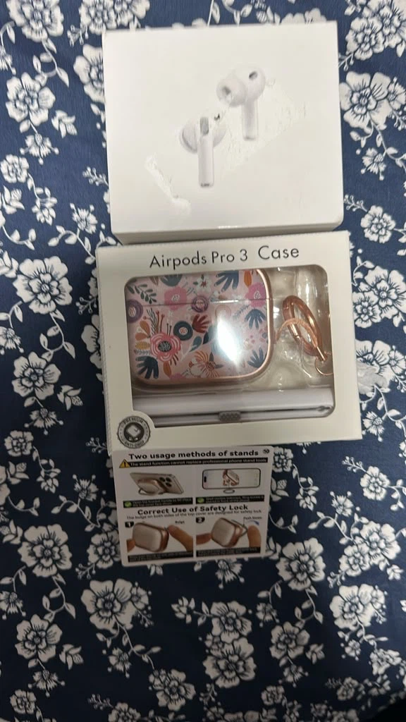 Airpods Pro 3 Case with floral design - photo 2