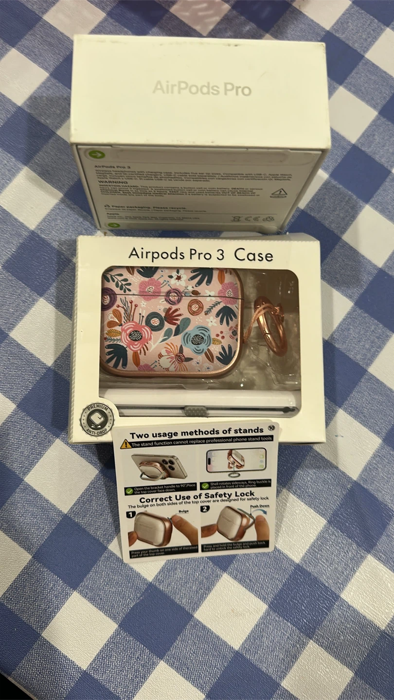 Airpods Pro 3 Case with floral design - photo 4