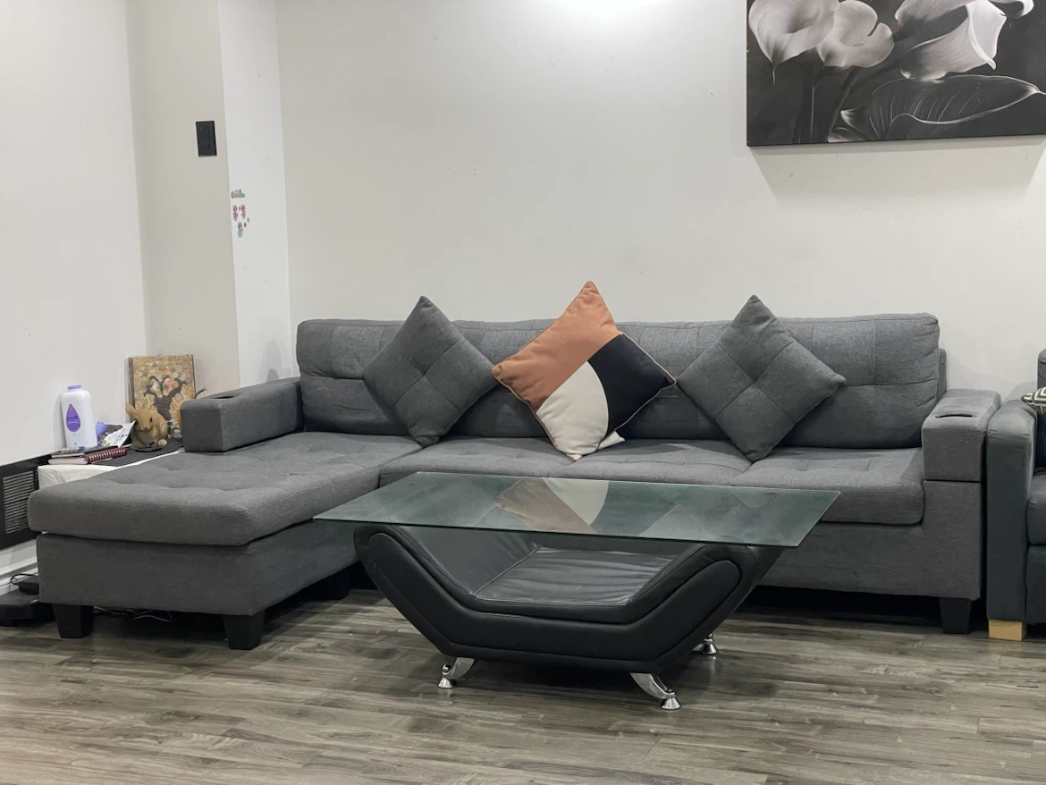 Grey Sectional Sofa - photo 2