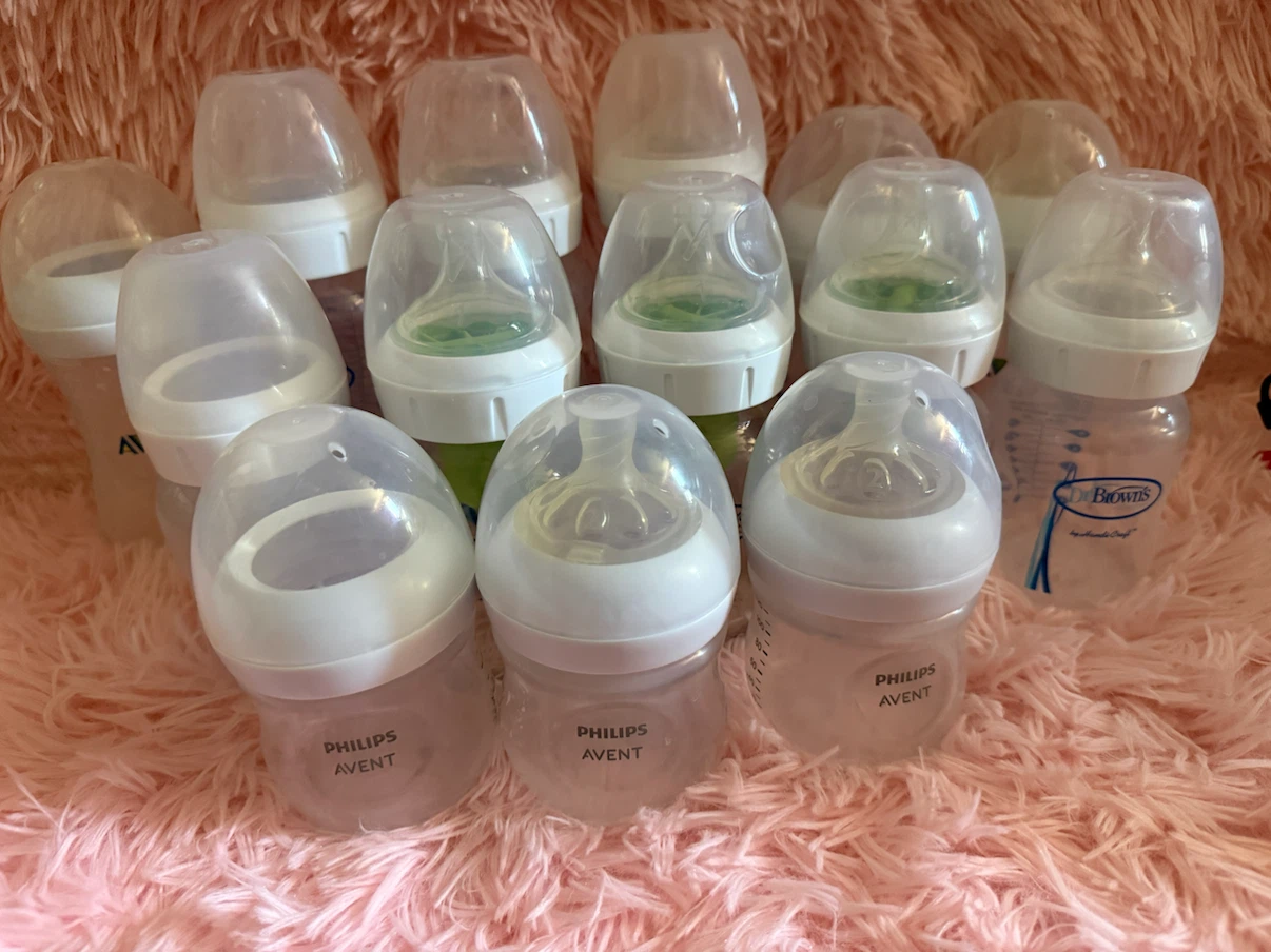 USED/NEW- Philips Avent and Dr. Brown's Baby Bottles