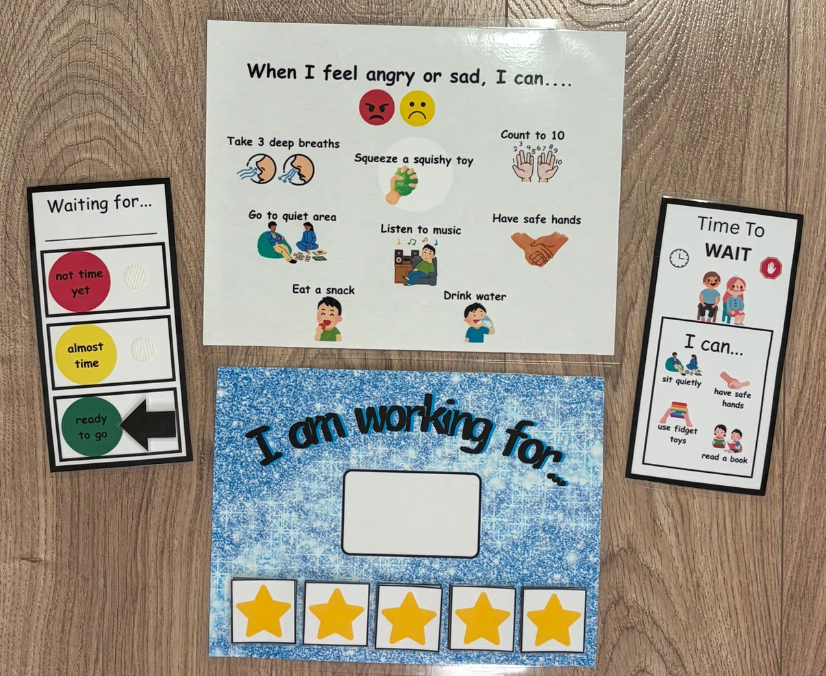Visual Support & Behavior Chart Bundle