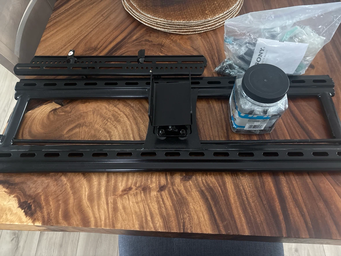 TV stand with Black TV Mount with Hardware - photo 5