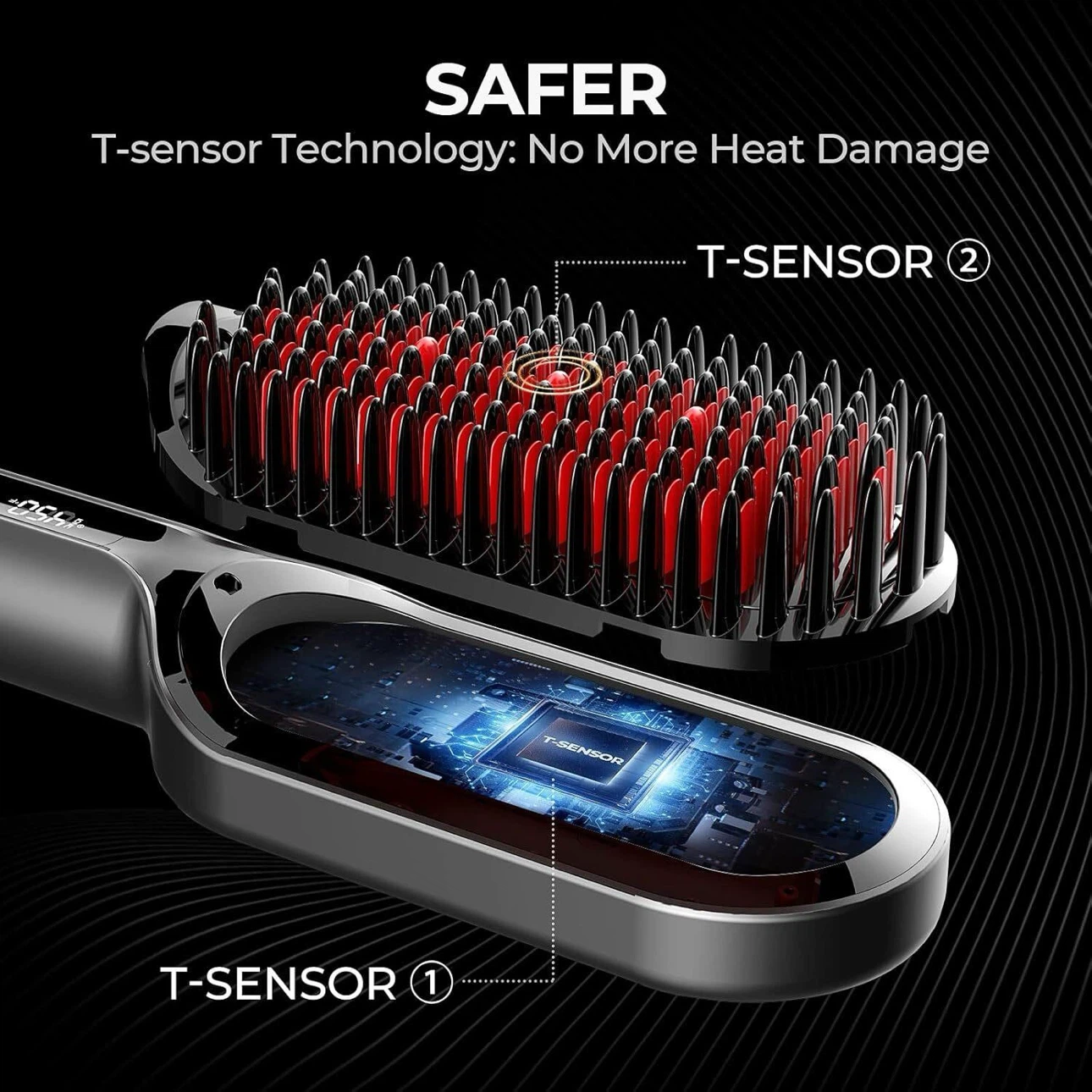 TYMO ionic plus Hair Straightener Brush - 16 Temps - photo 2