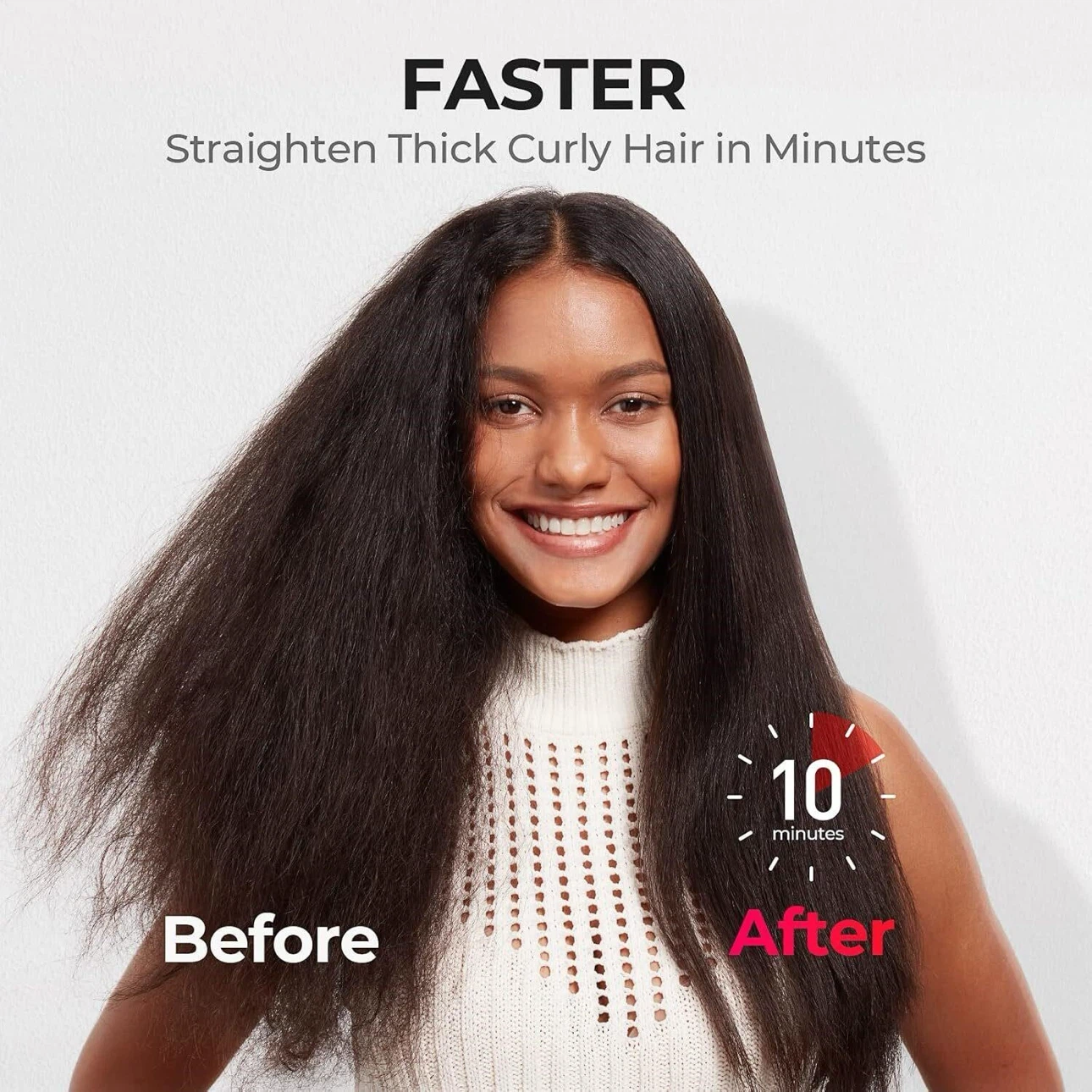TYMO ionic plus Hair Straightener Brush - 16 Temps - photo 4