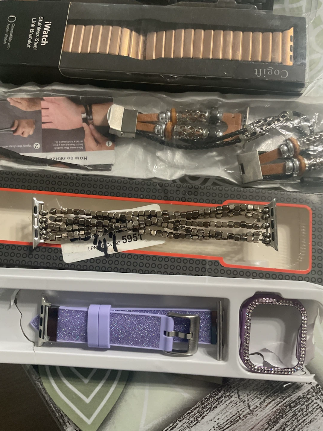 Assorted Apple Watch Bands Case25 each - photo 4