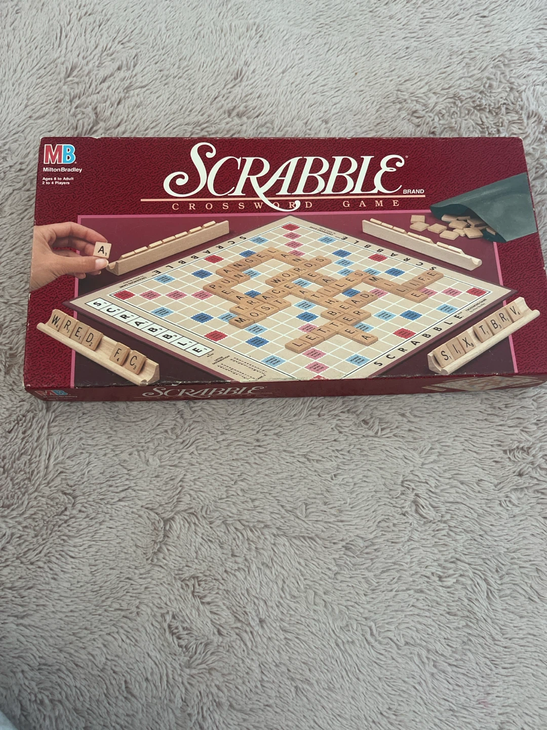 Milton Bradley Scrabble Crossword Game