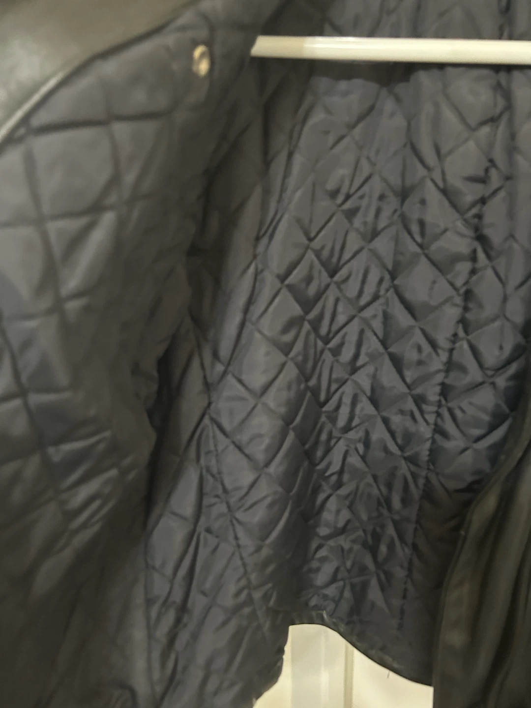 Black Leather Fringe Motorcycle Jacket - photo 3