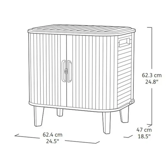 Keter 30G Cube Deck Storage Box for Garden - photo 2