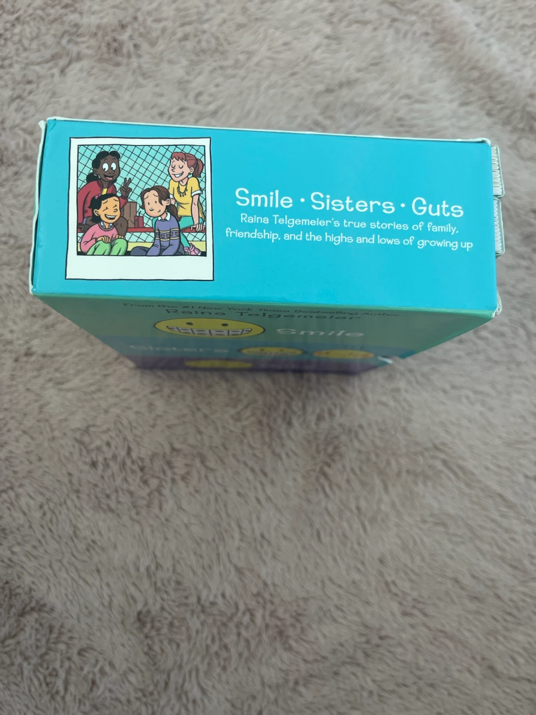 Raina Telgemeier Smile, Sisters, Guts Graphic Novels - photo 4