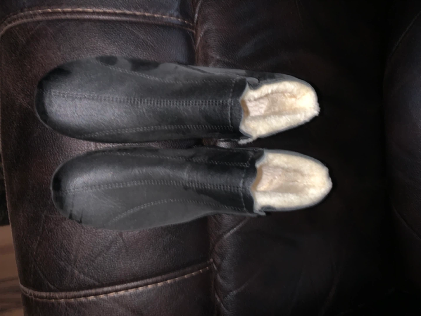 Black Sheepskin Lined Boots