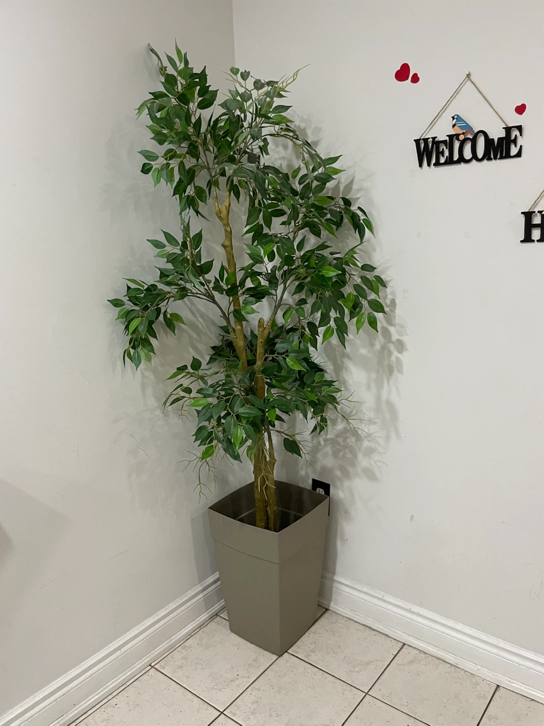 Artificial Ficus Tree in Pot - photo 3
