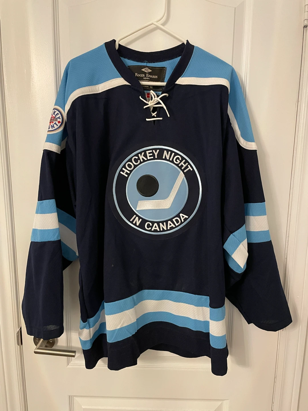 Roger Edwards Hockey Night in Canada Jersey