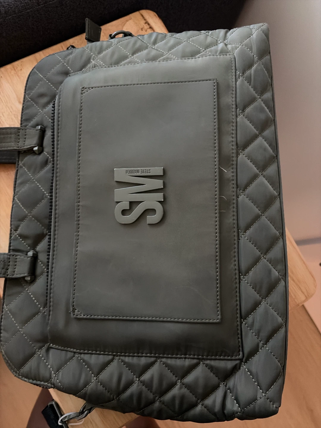 Steve Madden Quilted Laptop Bag