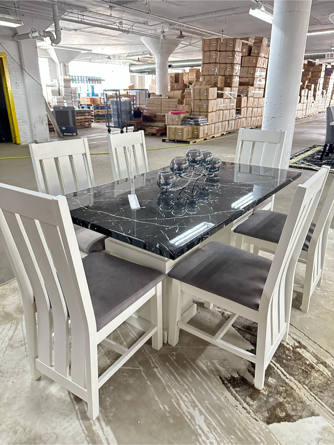 Dining table & 6 chairs - photo 2
