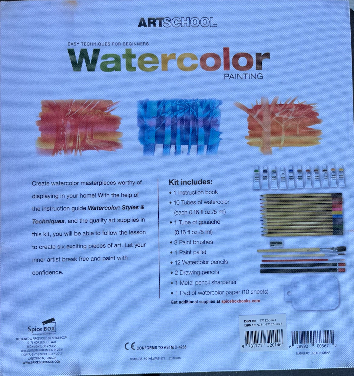 ARTSCHOOL Watercolor Painting Kit for Beginners - photo 2