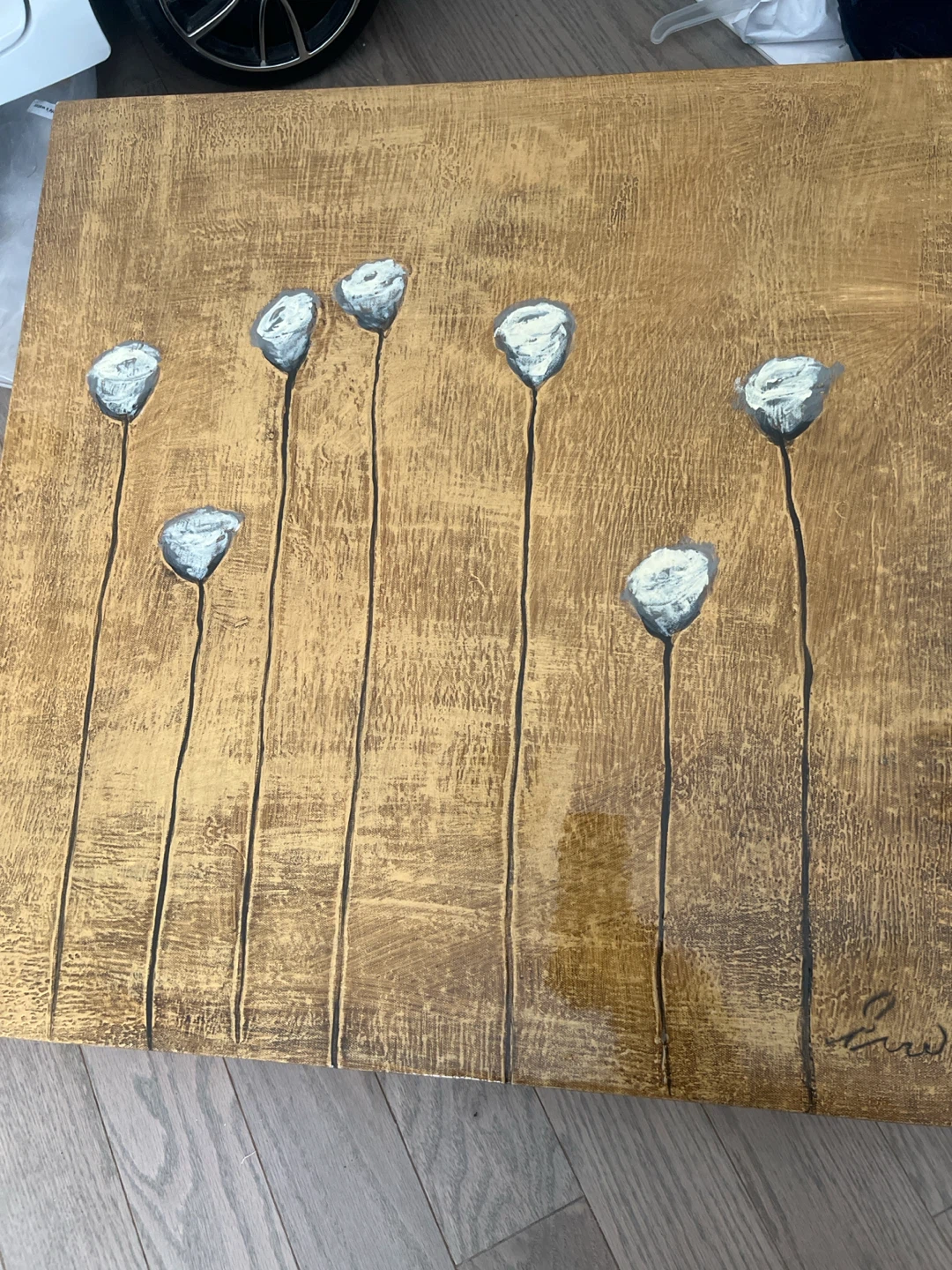 Abstract Flower Painting
