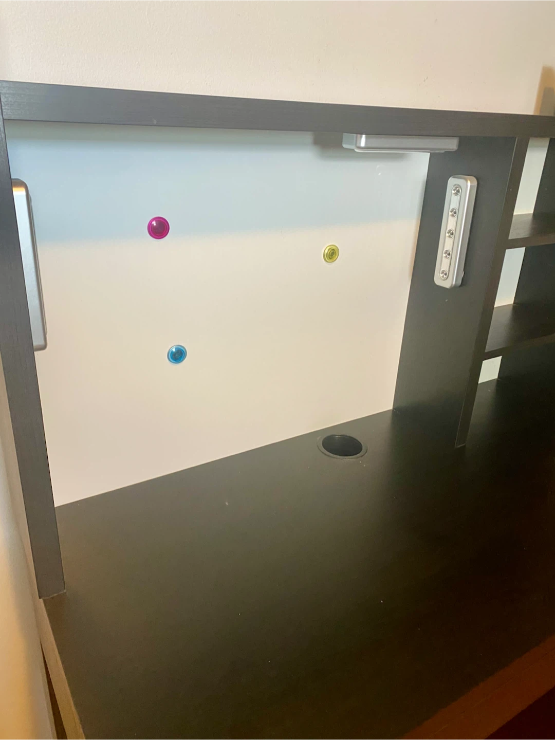 IKEA Desk with Magnetic Whiteboard, Drawers, Cabinet - photo 4