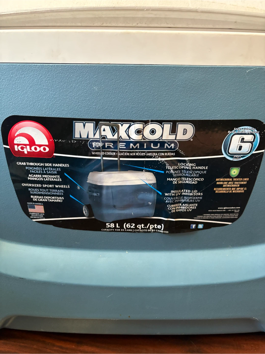 Igloo Maxcold Premium Wheeled Cooler