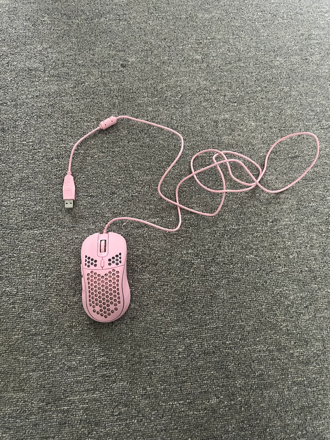 Souris de jeu RedThunder M62 rose