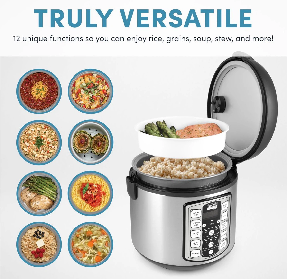 Aroma Professional Plus Rice Cooker 20-Cup - photo 3