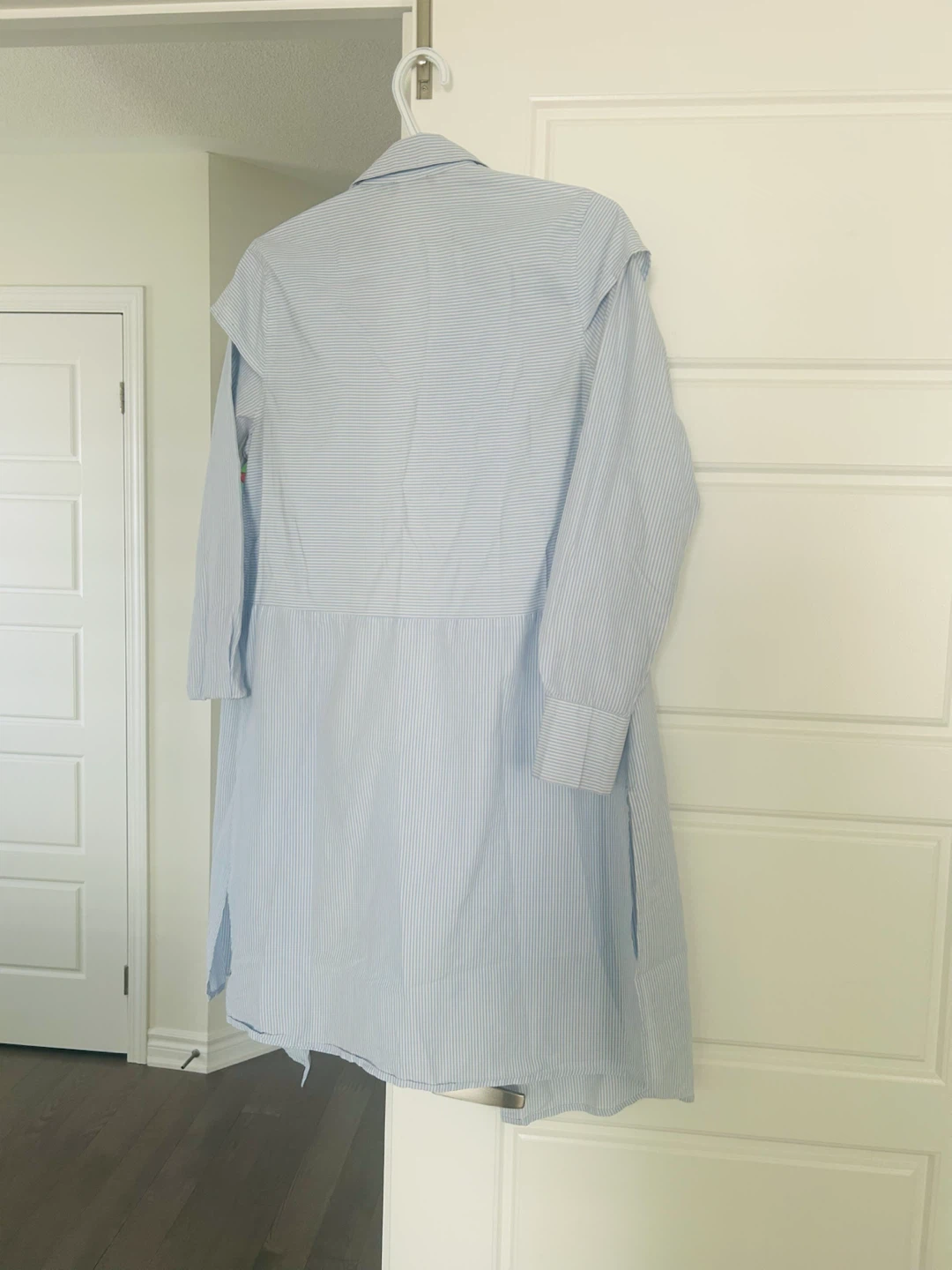 URBAN STUDIO Striped Button-Up Shirt Dress - Size M