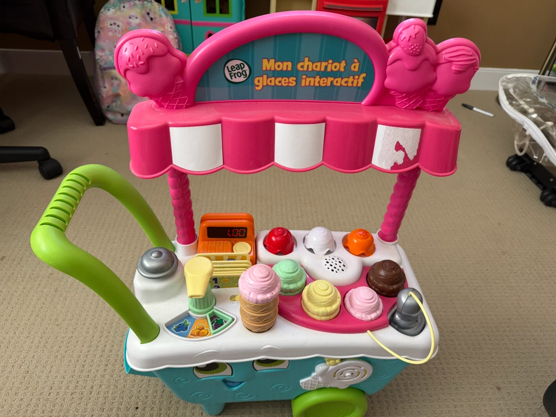 LeapFrog Interactive Ice Cream Cart Toy