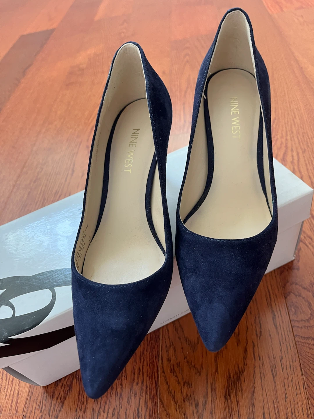 Nine West Navy Suede Heels - photo 2