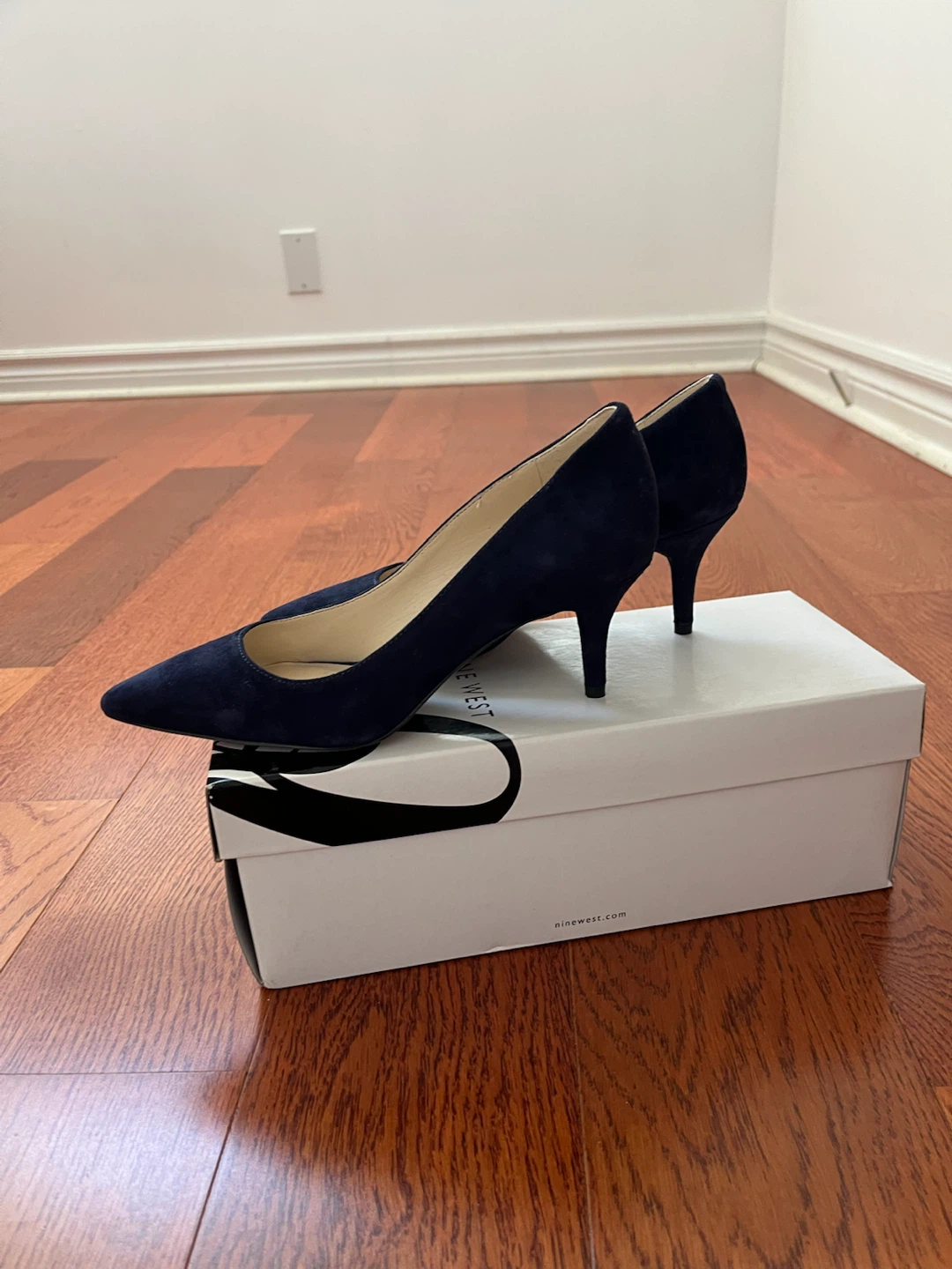 Nine West Navy Suede Heels - photo 3
