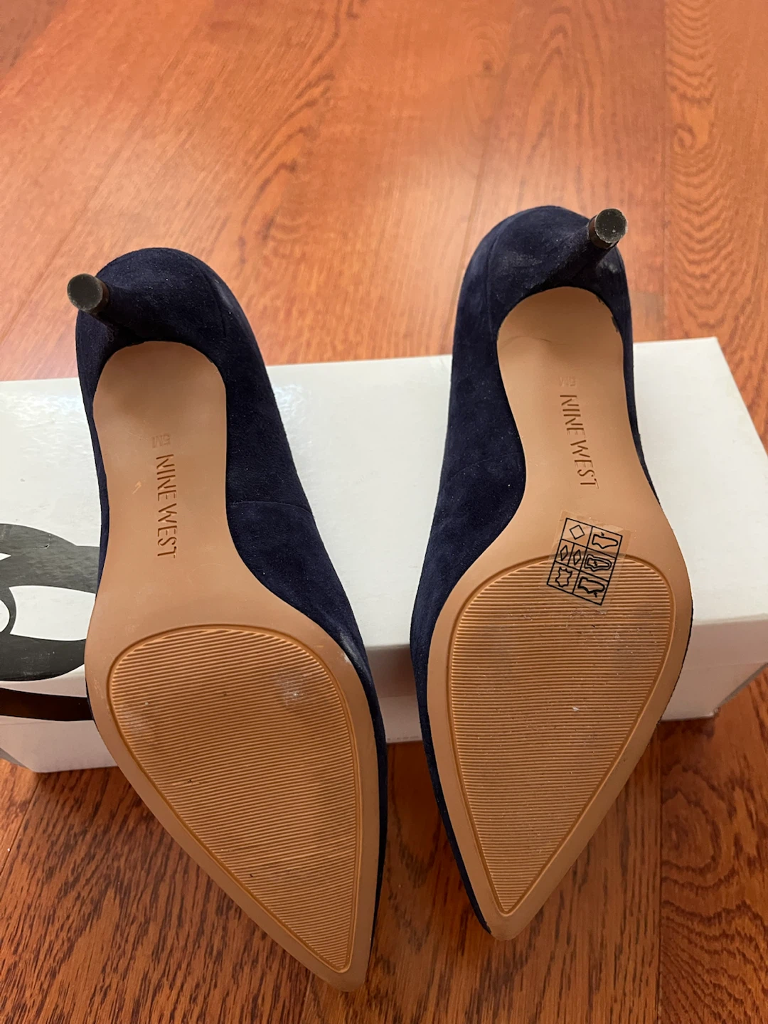 Nine West Navy Suede Heels - photo 4