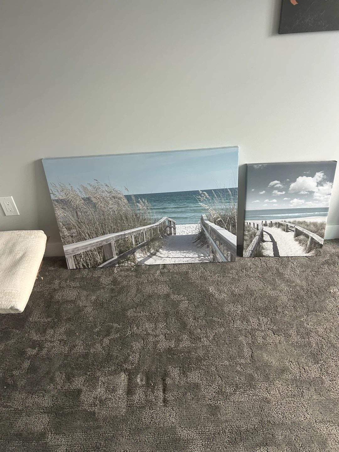 Beach Pathway Canvas Wall Art Set