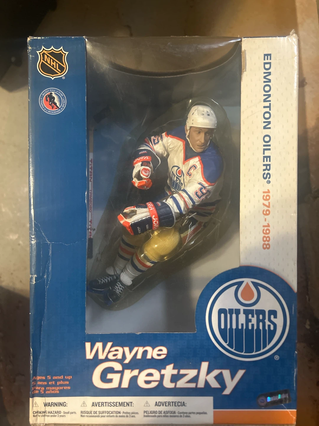 Wayne Gretzky Edmonton Oilers 1979-1988 Action Figure