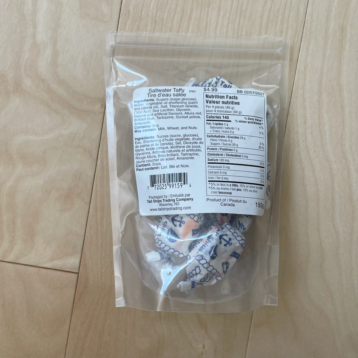 Peggy's Cove Saltwater Taffy 150g - photo 2