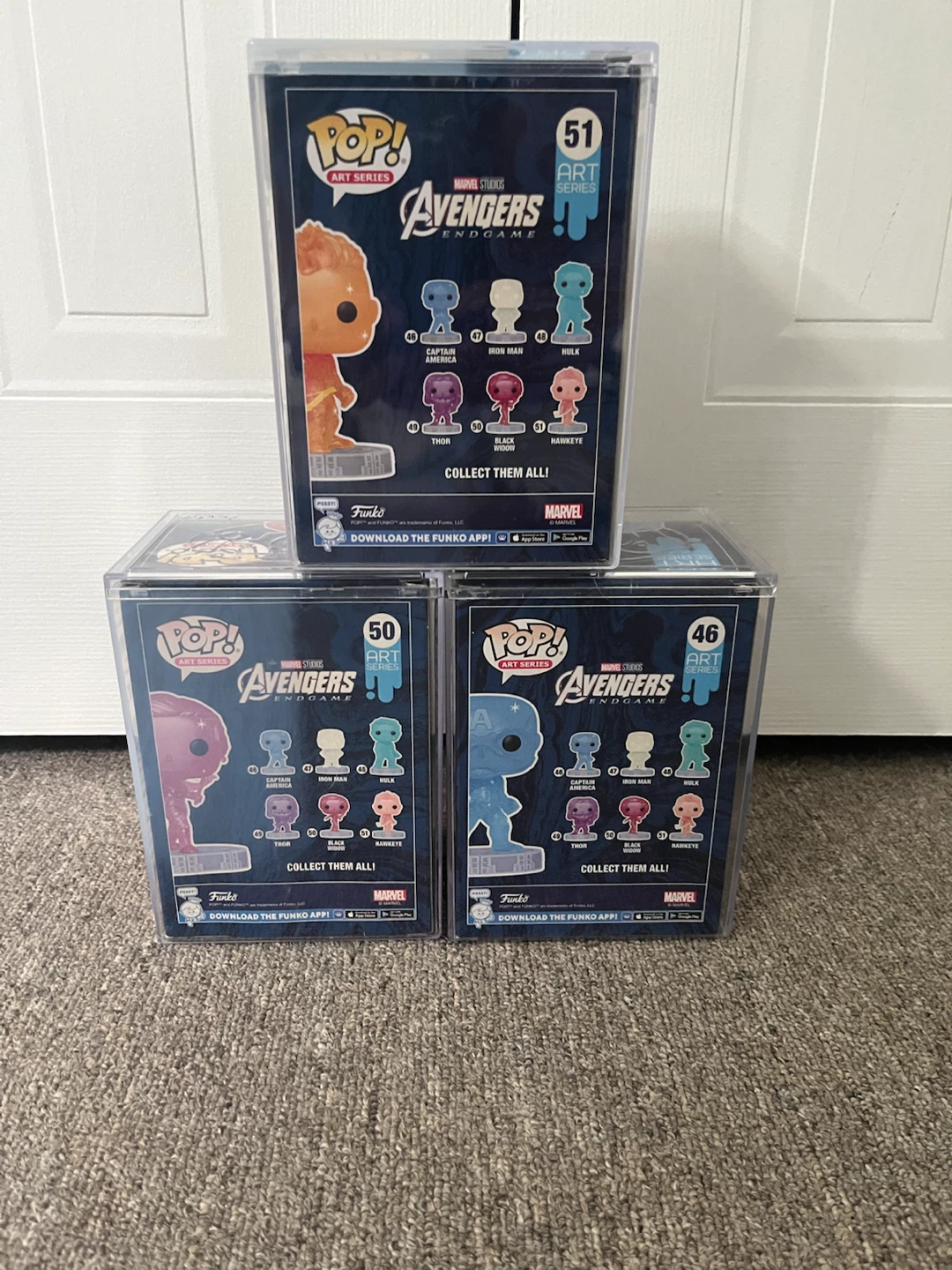 Lot de 3 figurines Funko Pop! Marvel Avengers Infinity War - photo 2