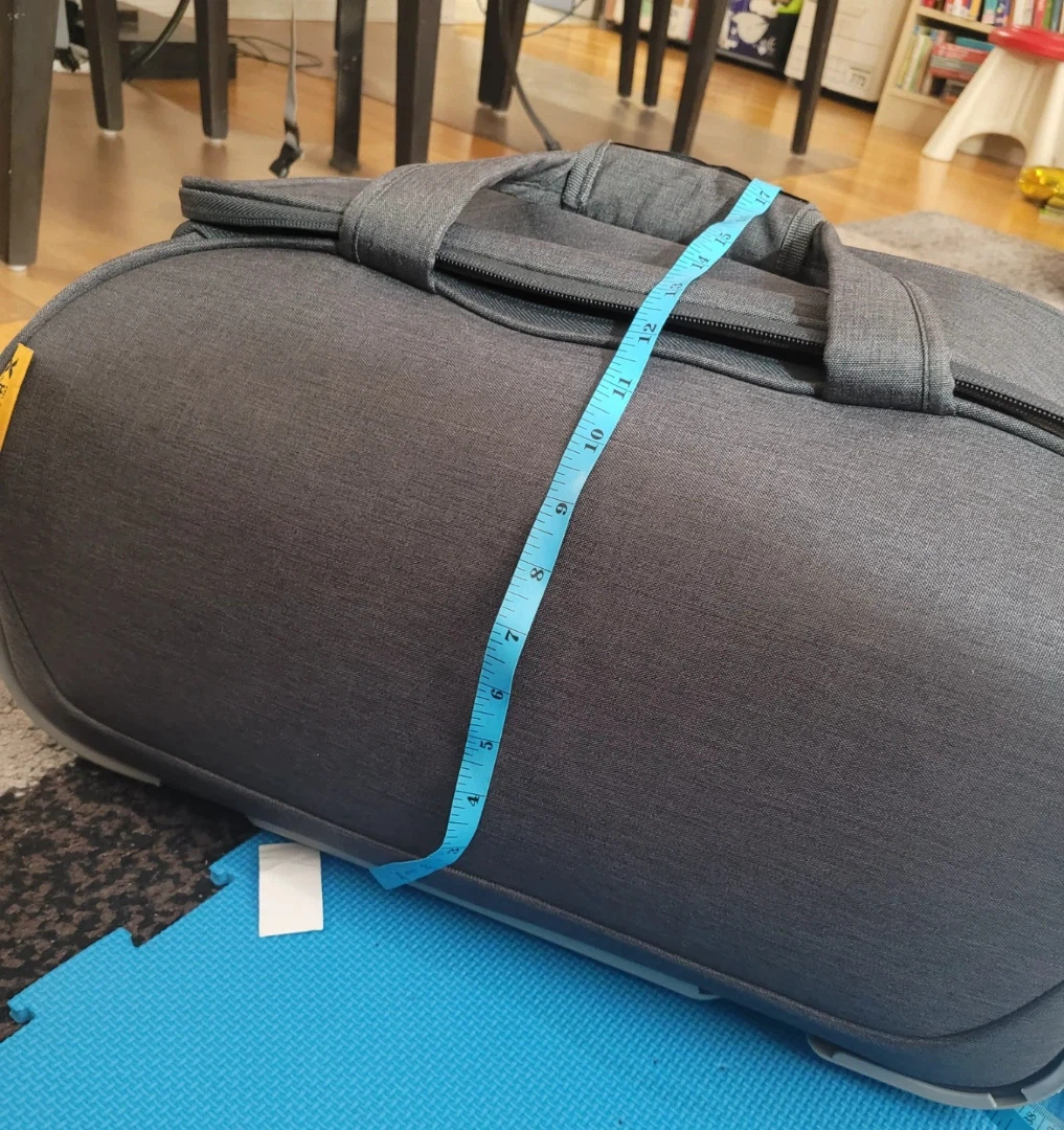 Grey Carry-On Luggage
