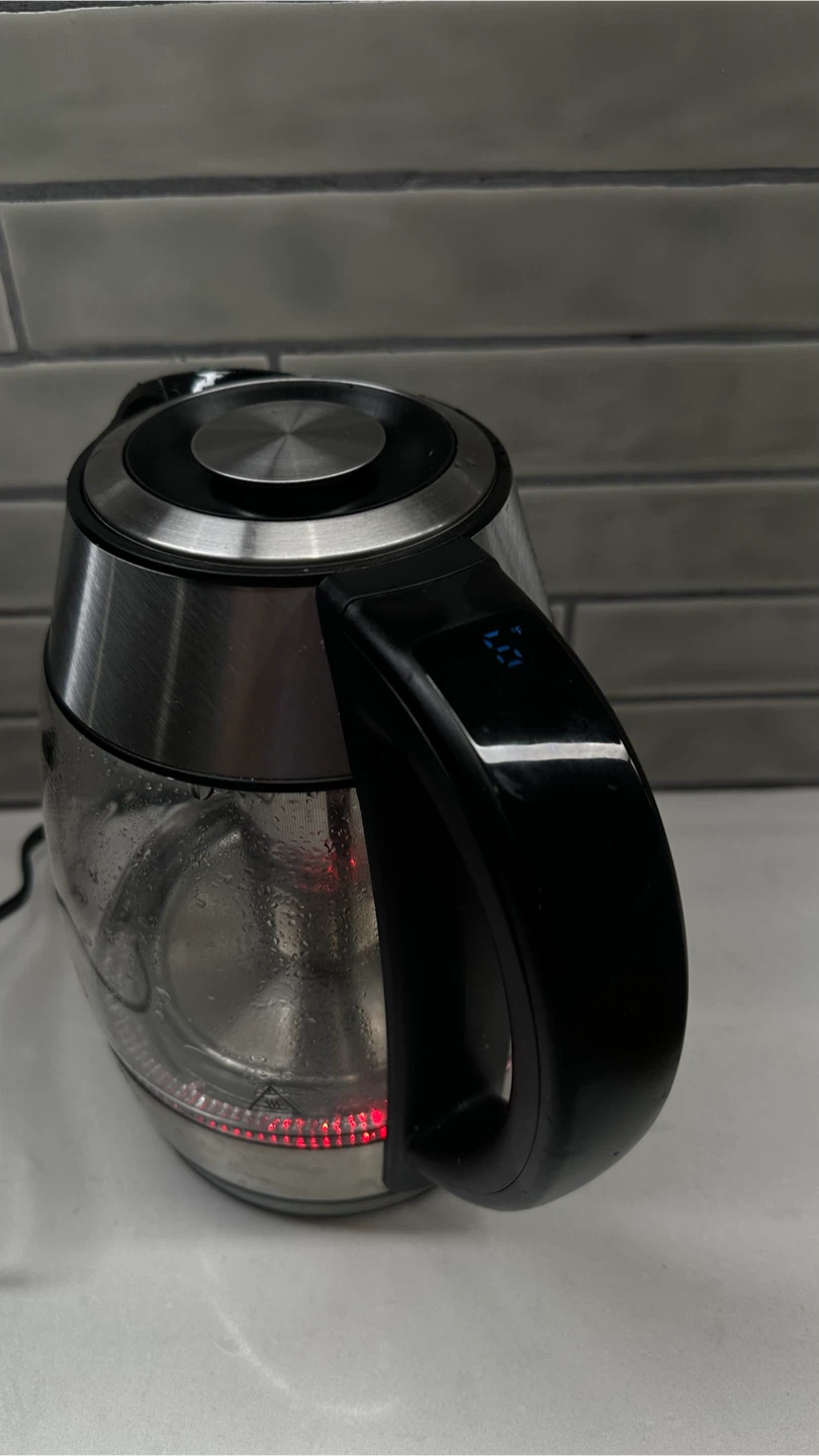 Chefman Electric Glass Kettle with Temperature Control