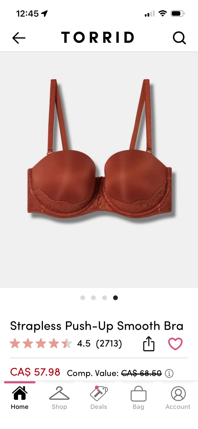 Strapless push-up bra - photo 4