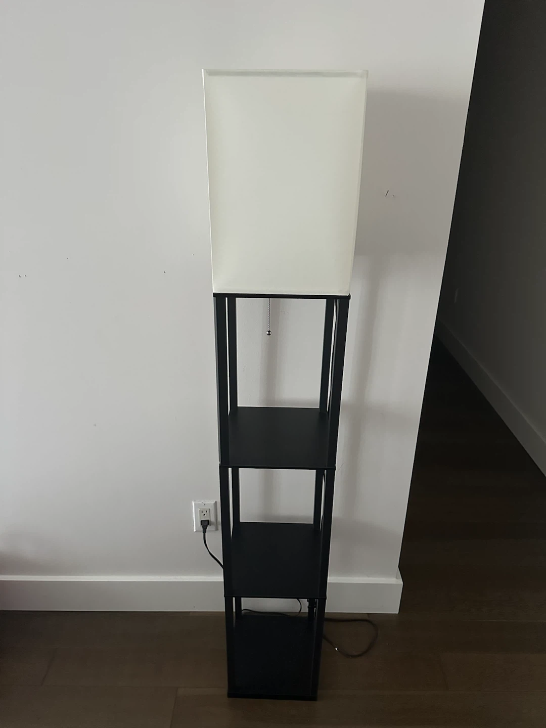 Standing Lamp with Shelves