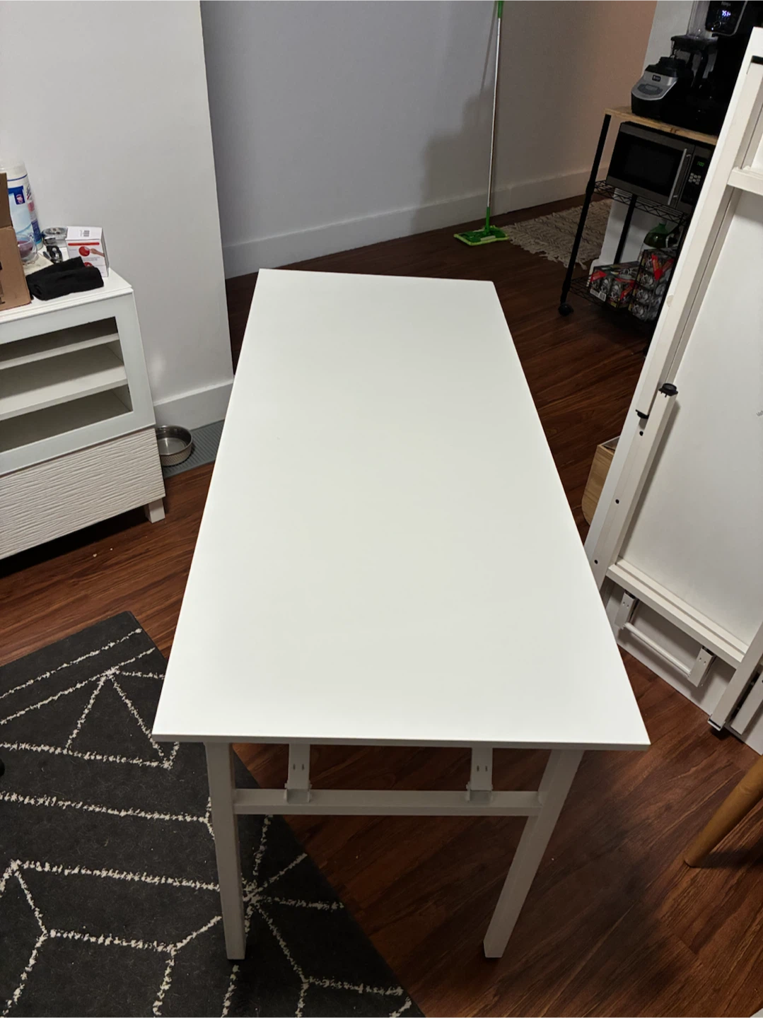 White Folding Table Desk