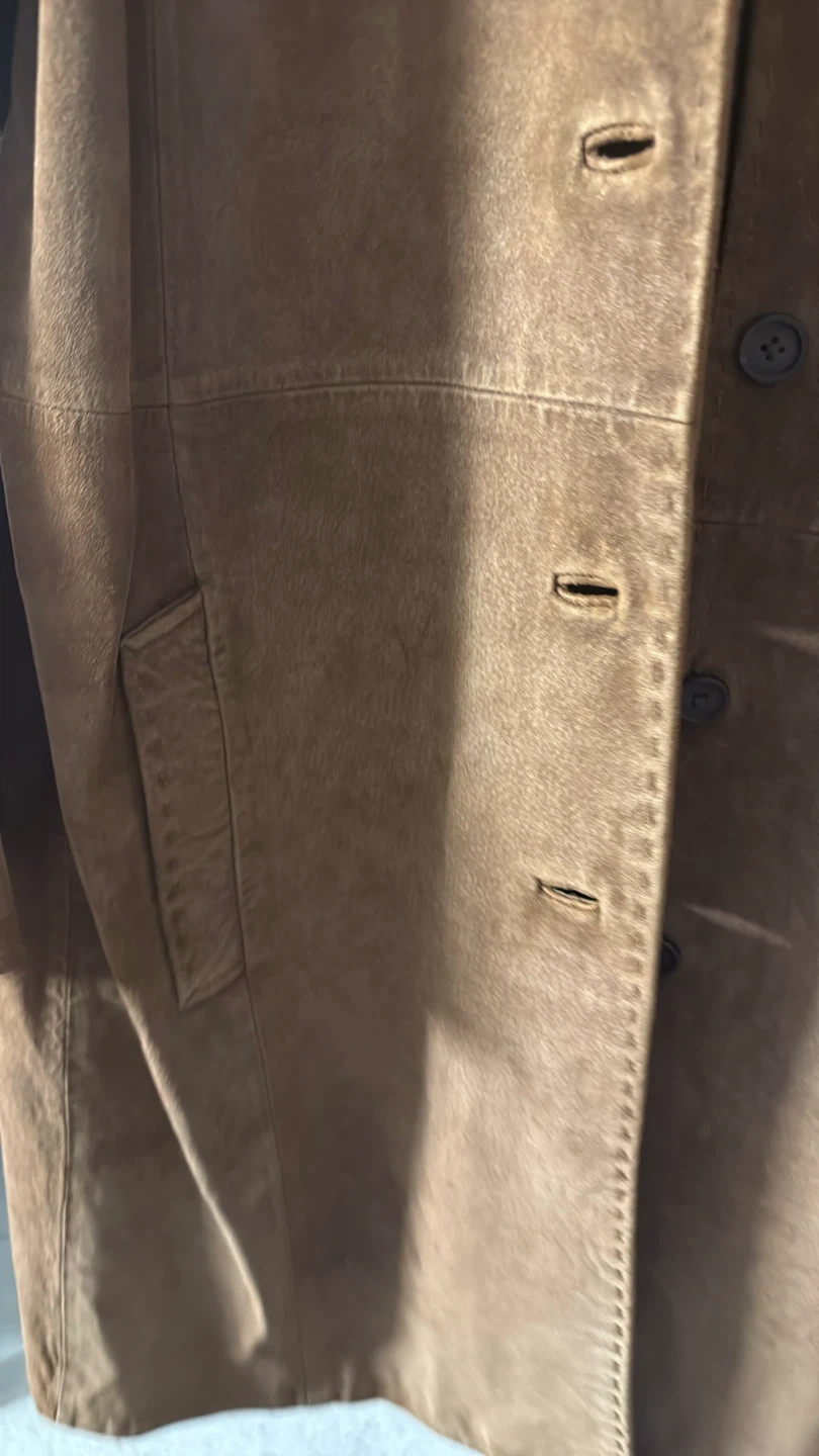 Eddie Bauer Seattle Suede Washable Jacket - Size L - photo 5